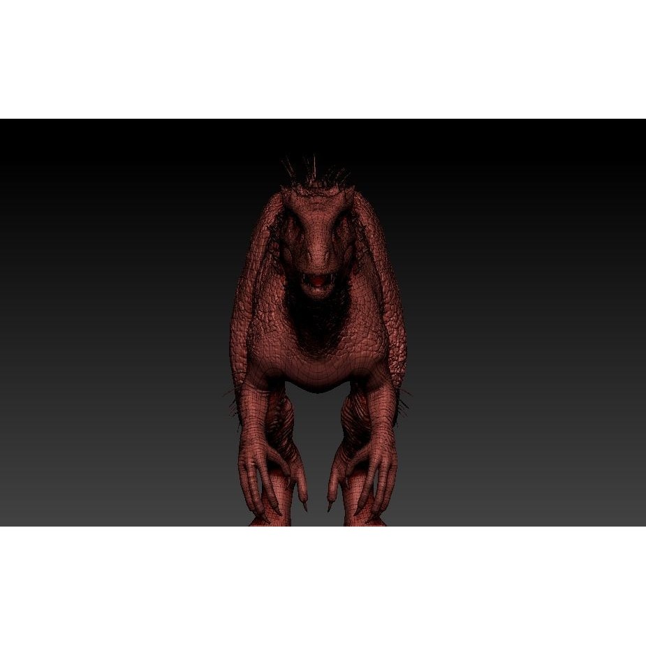 Indominus Rex 3D Model – Highly Detailed Rigged Dinosaur Asset, FBX, OBJ - View 21