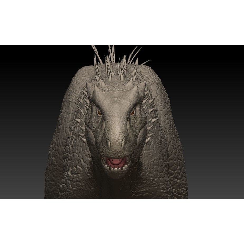 Indominus Rex 3D Model – Highly Detailed Rigged Dinosaur Asset, FBX, OBJ - View 9