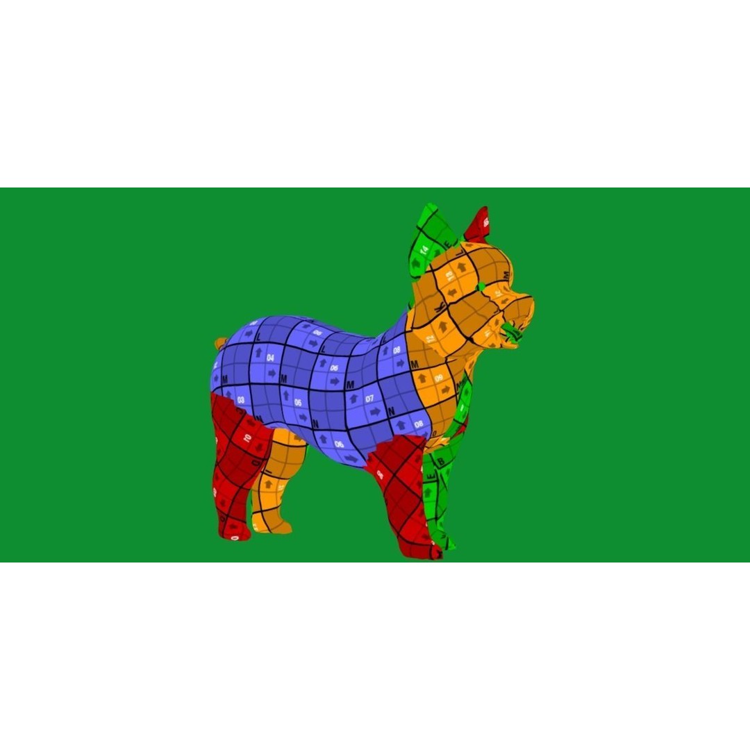 Yorkshire Terrier Dog 3D Model – Low Poly Game Ready, FBX & Blender - View 19