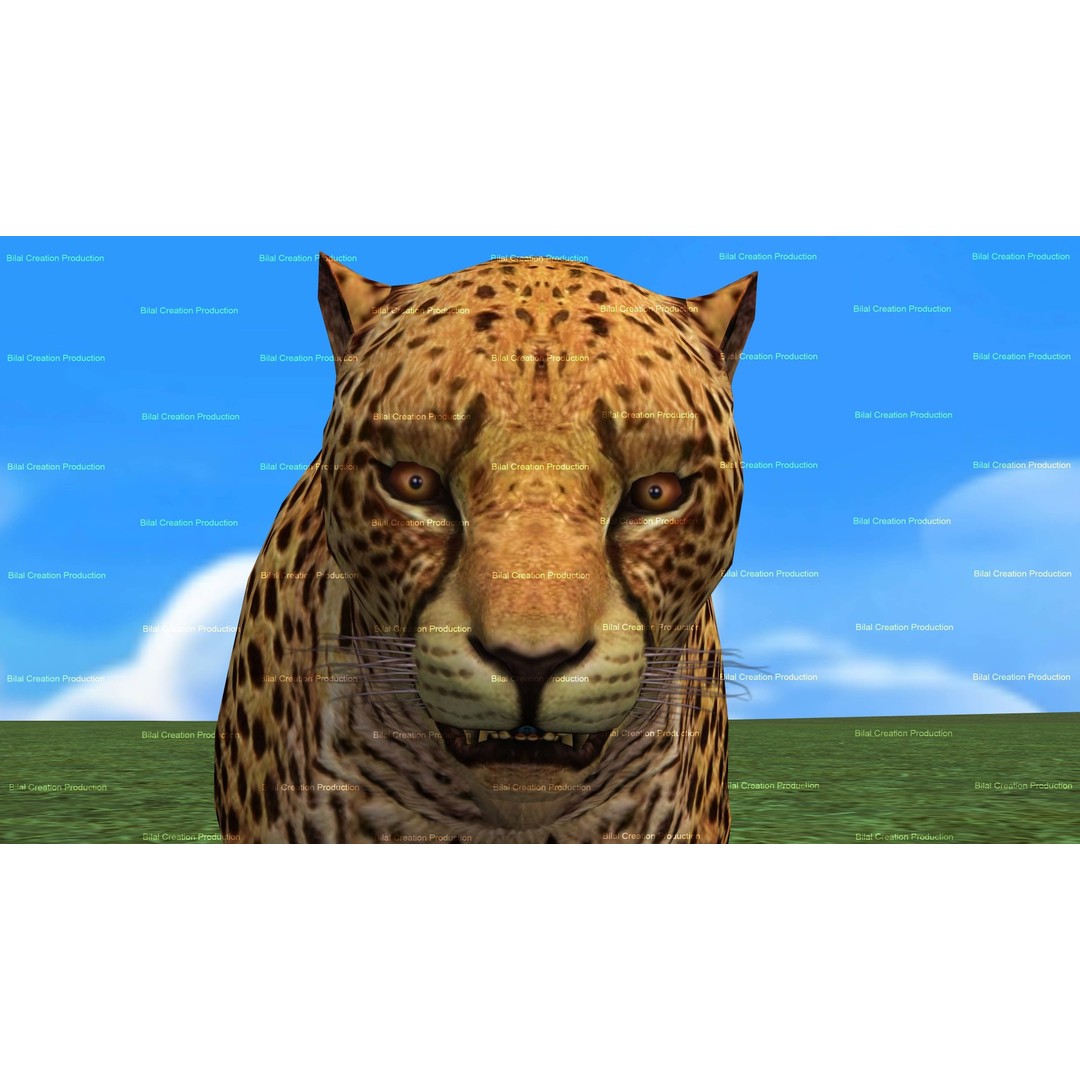Cheetah 3D Model – Low Poly Rigged Animated Character, FBX - View 6