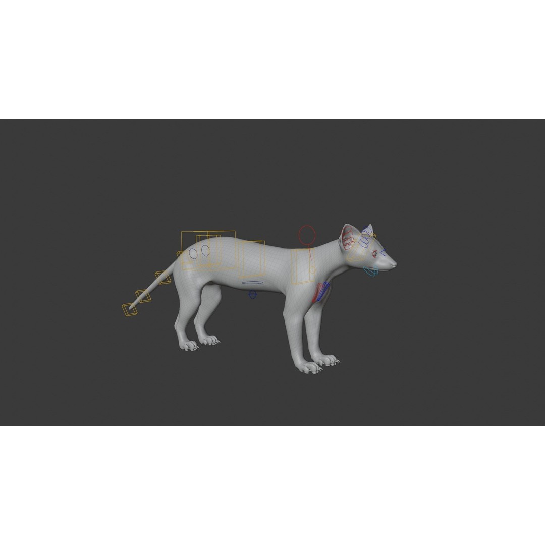 American Marten 3D Model – Animated Rigged Character with Textures - View 20