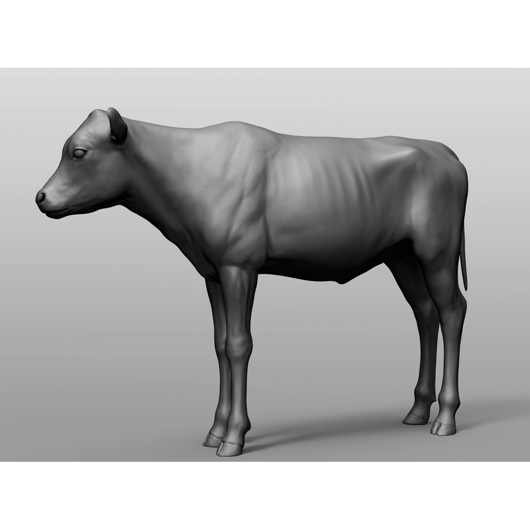 Domestic Baby Animals 3D Model – Realistic Farm Animals, OBJ & ZTL - View 15