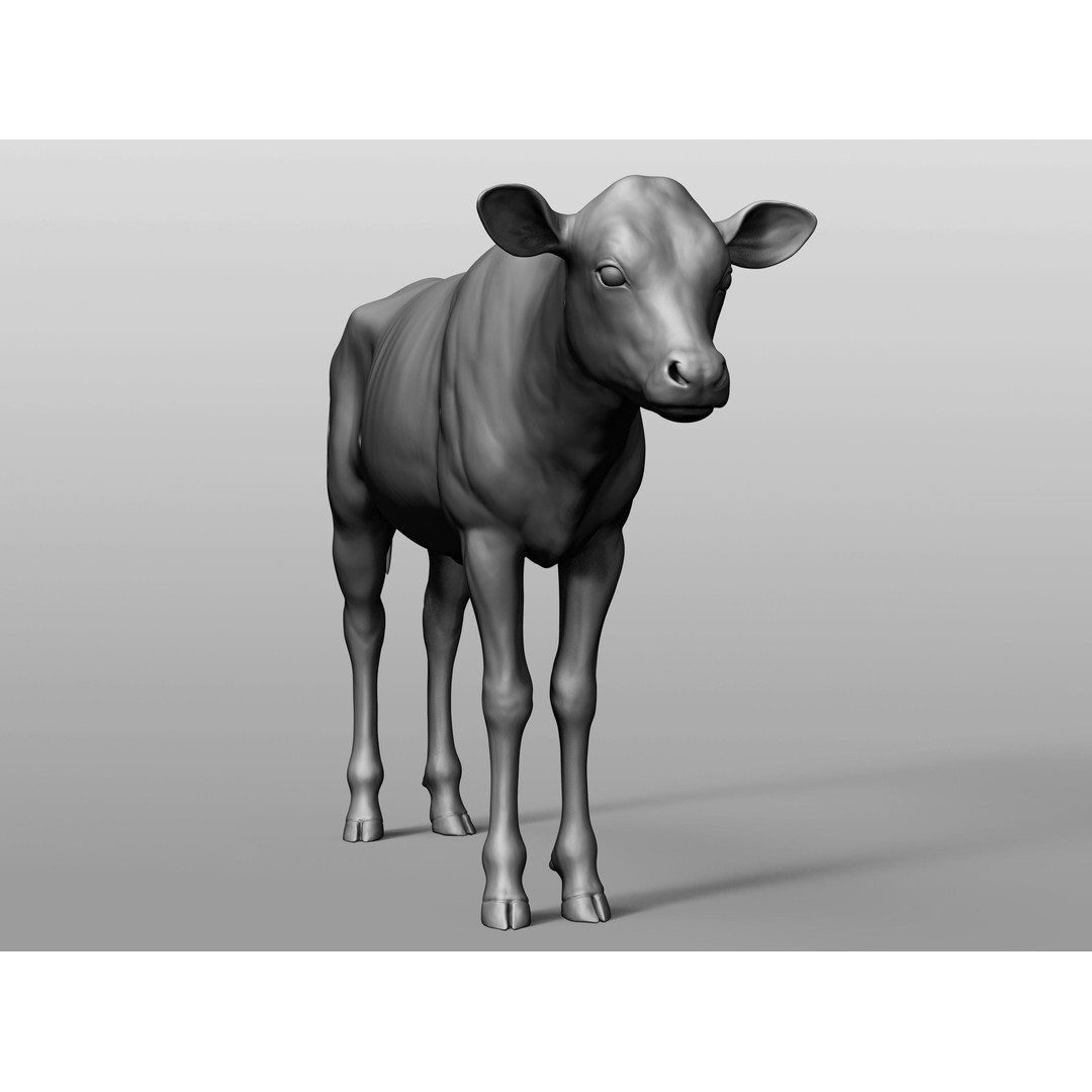 Domestic Baby Animals 3D Model – Realistic Farm Animals, OBJ & ZTL - View 17