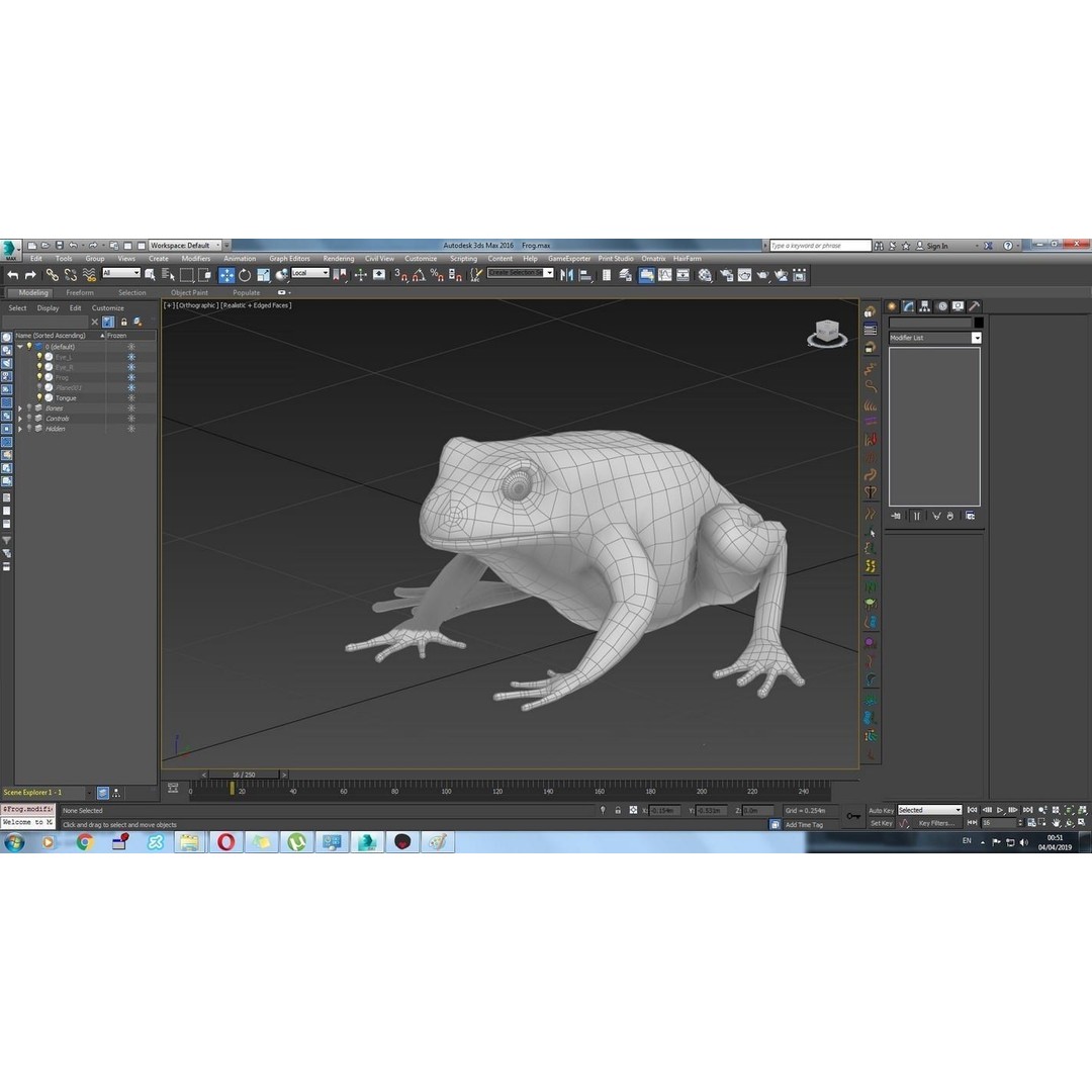 Frog 3D Model – Low Poly Rigged Animation Asset, FBX, OBJ - View 63