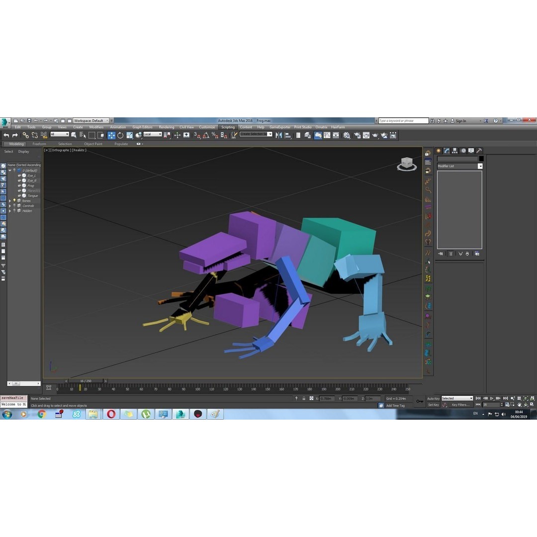 Frog 3D Model – Low Poly Rigged Animation Asset, FBX, OBJ - View 64