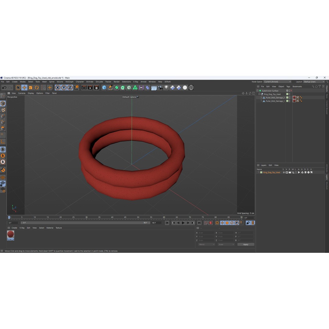 Ring Dog Toy 3D Model – Interactive Training Tool, PBR Textures, FBX - View 19