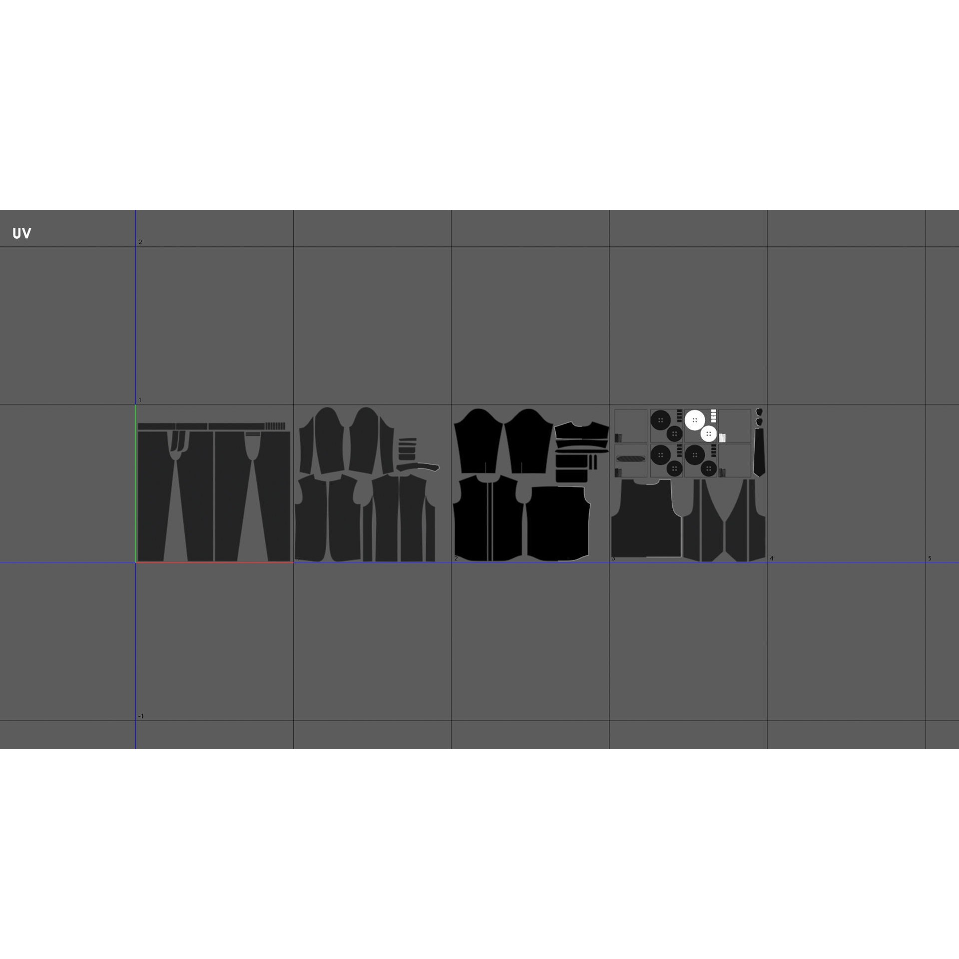 Mens Outfit 30 - Game-Ready 3D Model - View 12