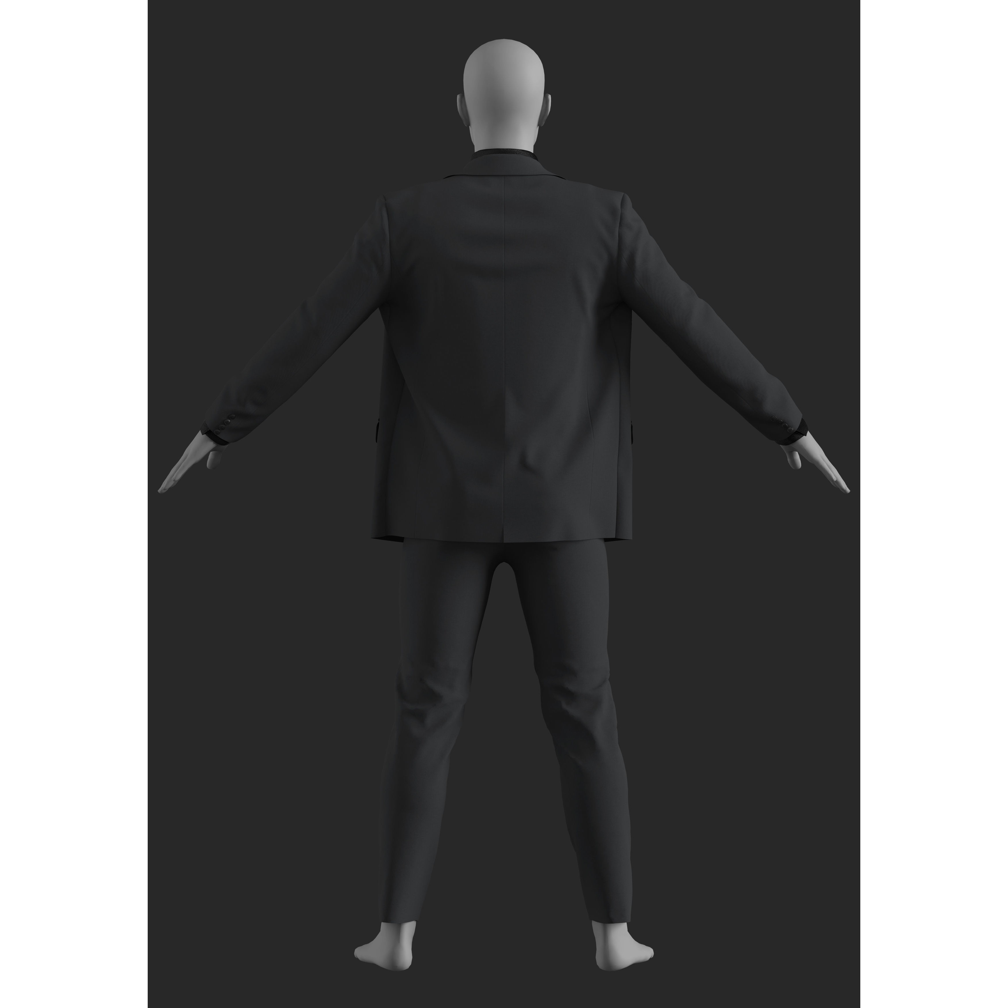 Mens Outfit 30 - Game-Ready 3D Model - View 5