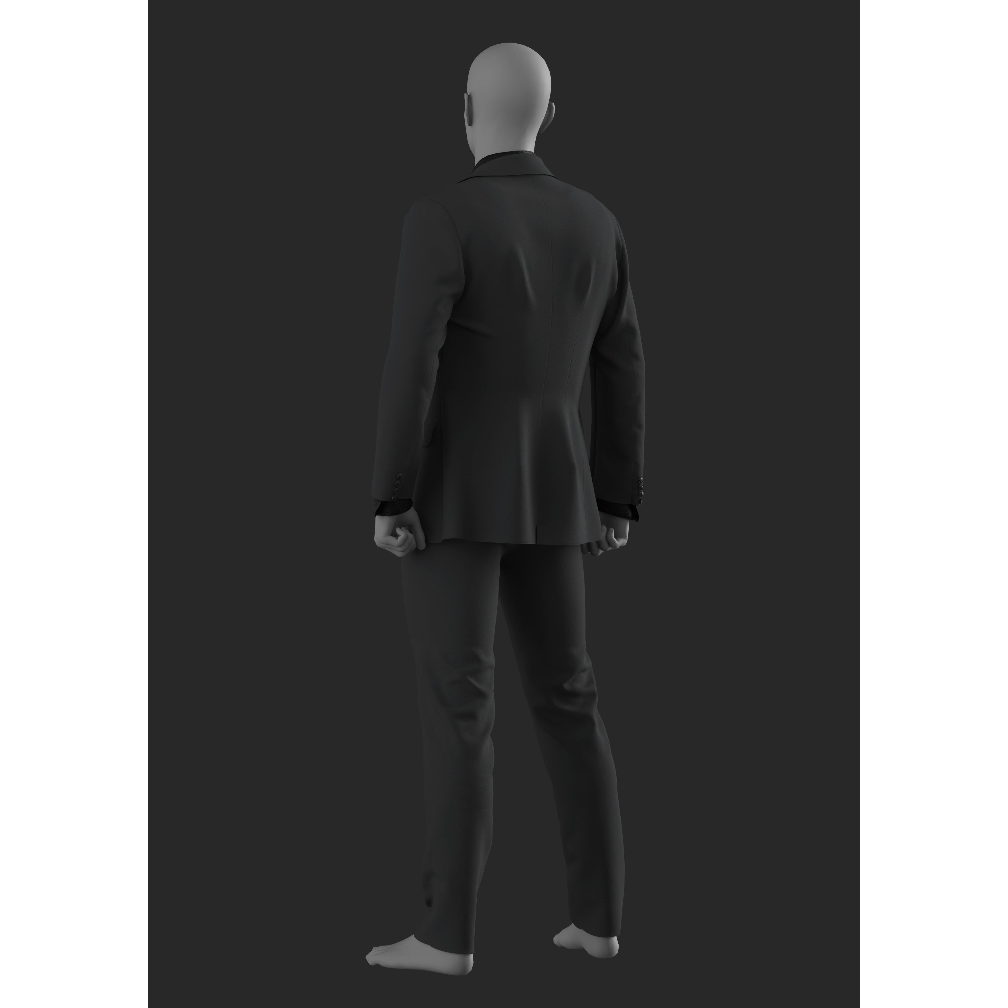 Mens Outfit 30 - Game-Ready 3D Model - View 8