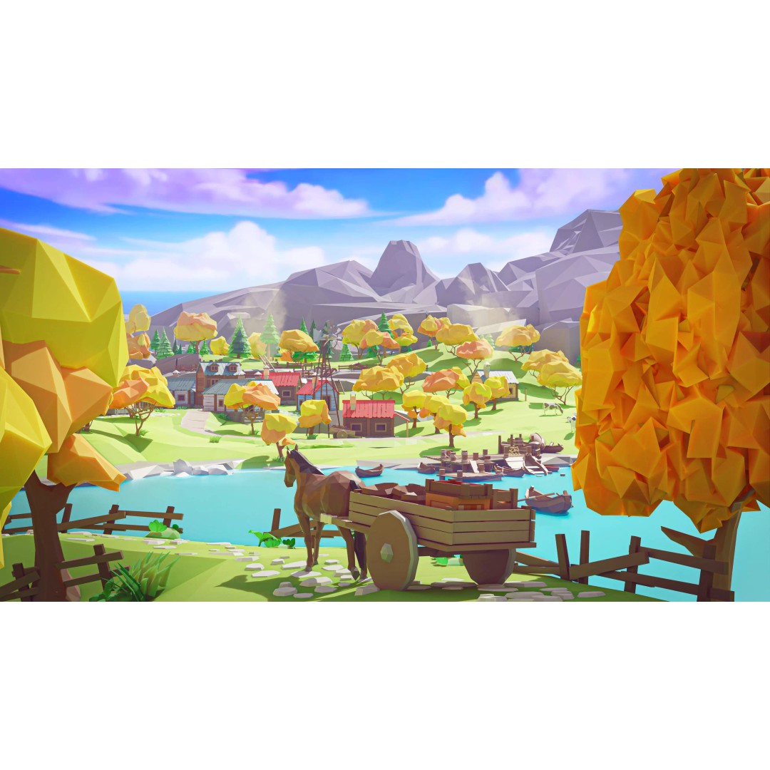 Village 2 3D Model – Low Poly Game Asset Pack for Environments - View 12