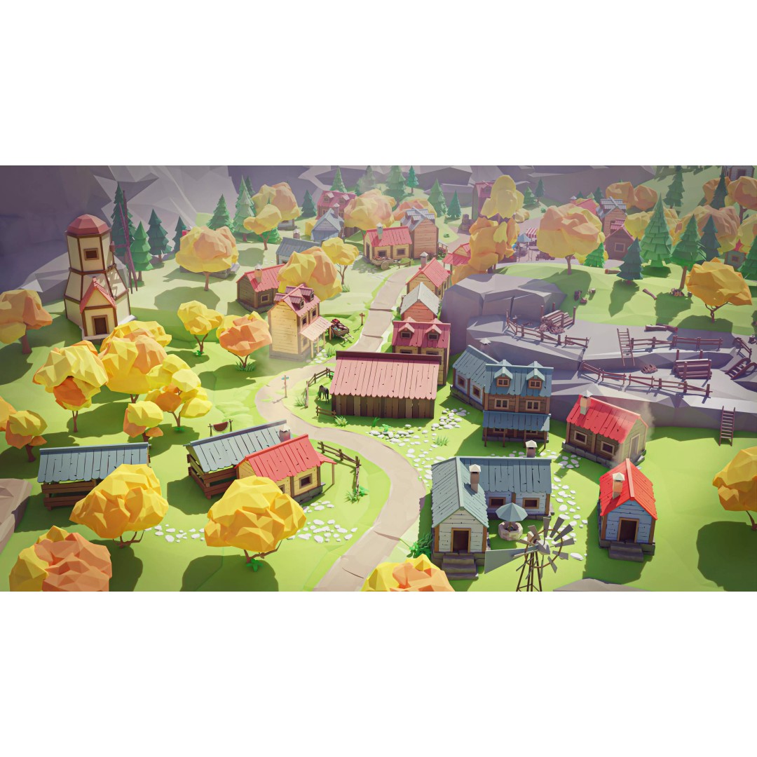 Village 2 3D Model – Low Poly Game Asset Pack for Environments - View 17