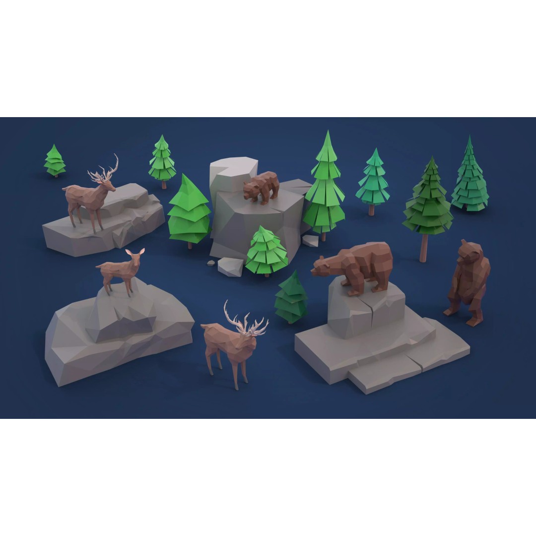 Village 2 3D Model – Low Poly Game Asset Pack for Environments - View 26