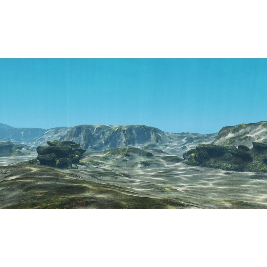 Underwater Coral Reef Habitat 3D Model – Low Poly Game Asset, FBX - View 13