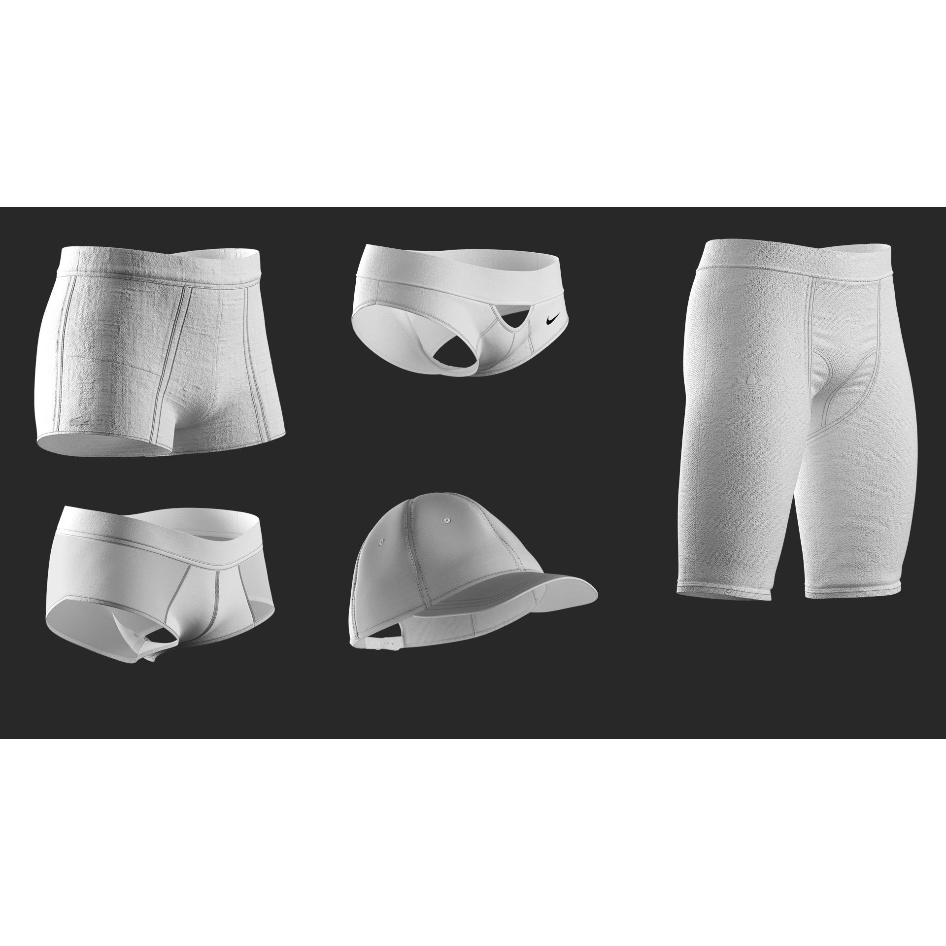 18 Men's Clothes - High-Poly Game-Ready 3D Model - View 9