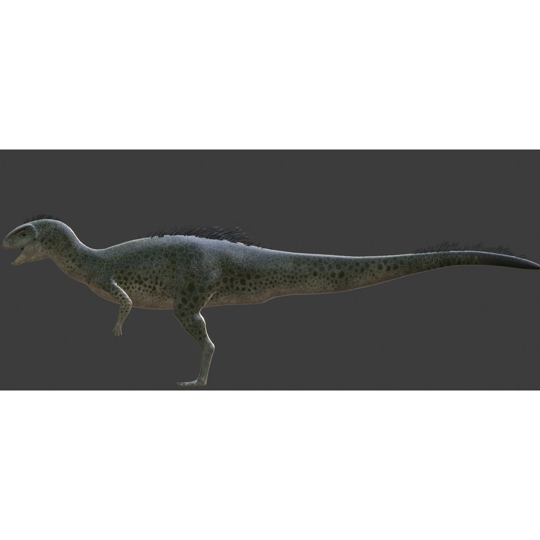 Dryosaurus 3D Model – Low Poly Rigged Dinosaur Asset Pack, FBX - View 10