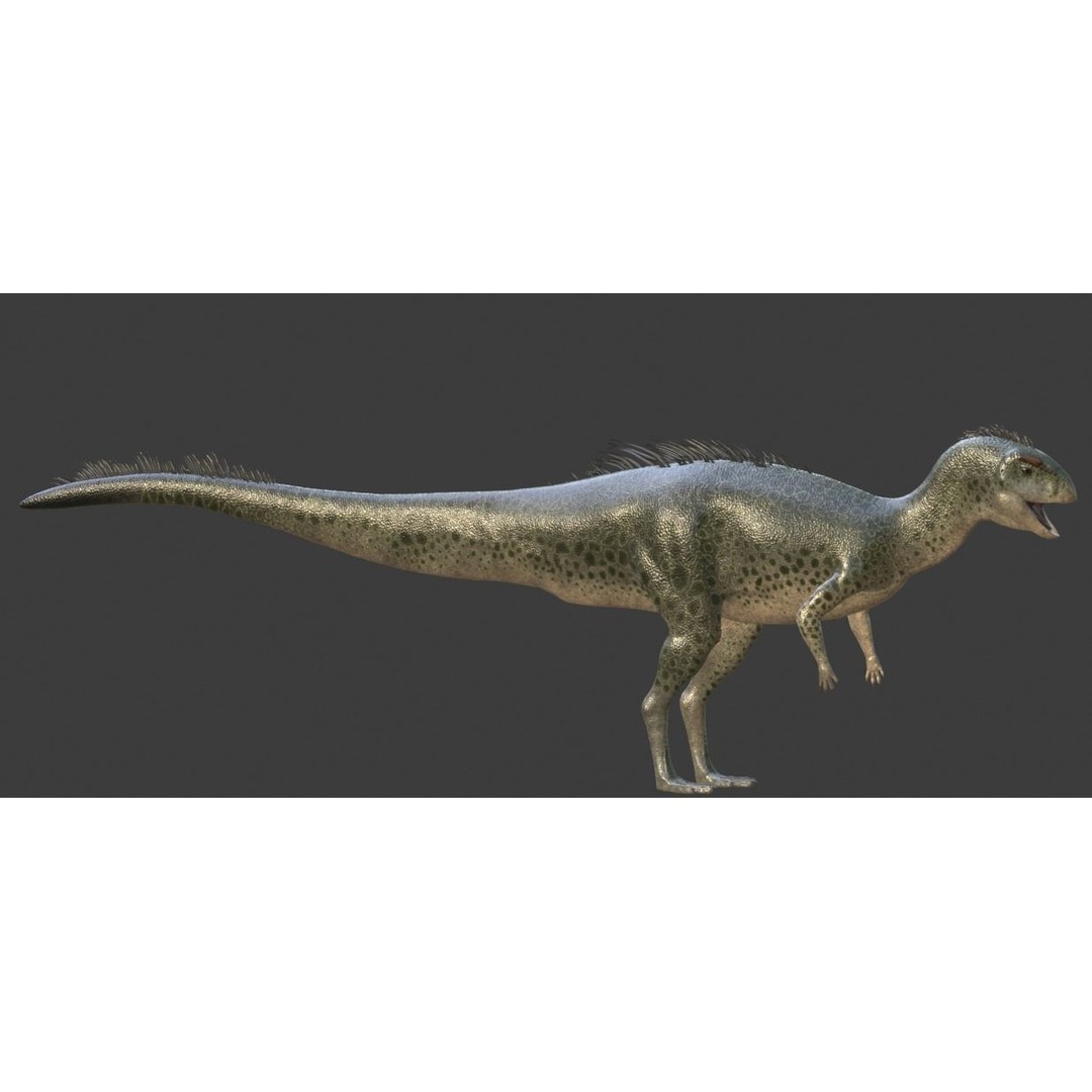 Dryosaurus 3D Model – Low Poly Rigged Dinosaur Asset Pack, FBX - View 11