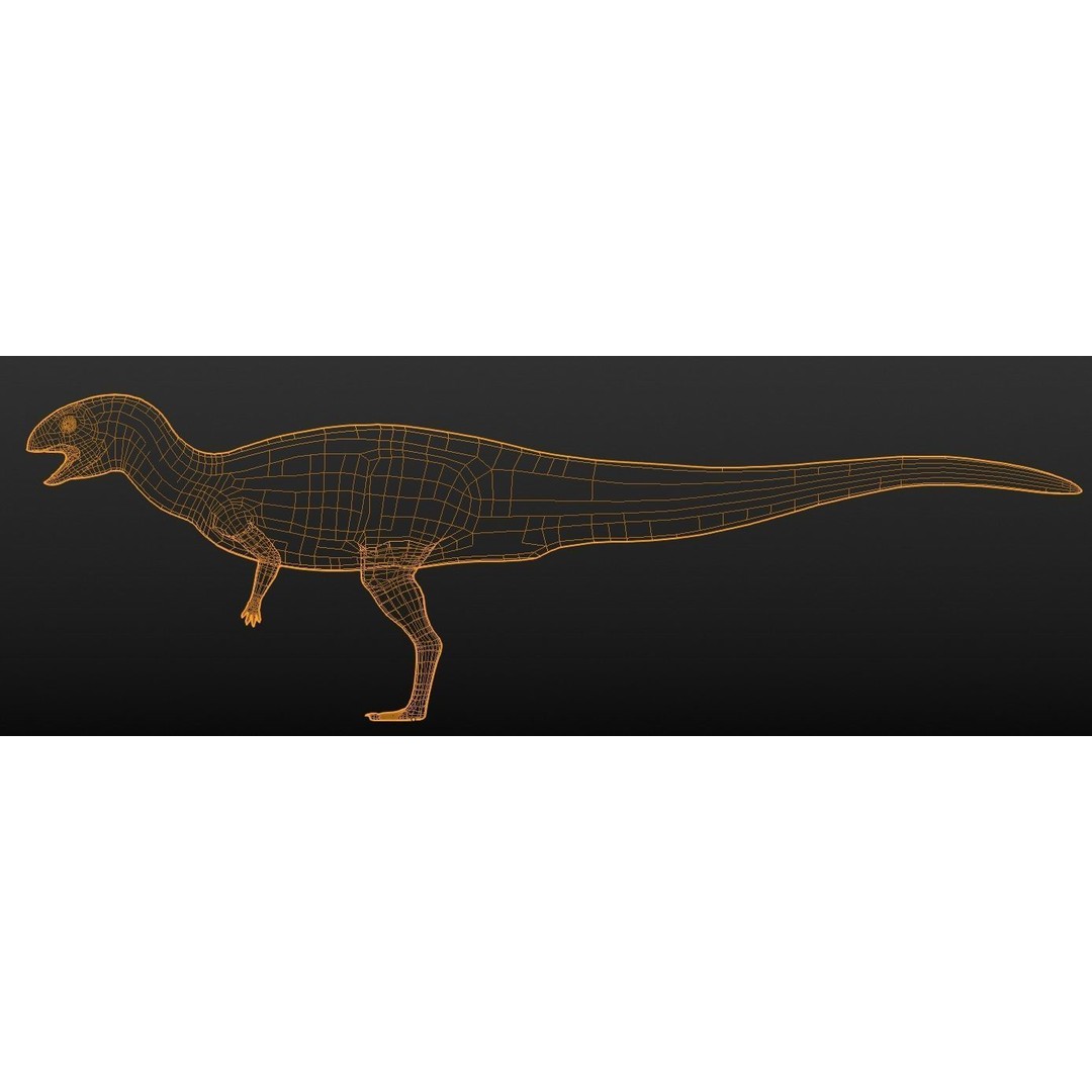 Dryosaurus 3D Model – Low Poly Rigged Dinosaur Asset Pack, FBX - View 13