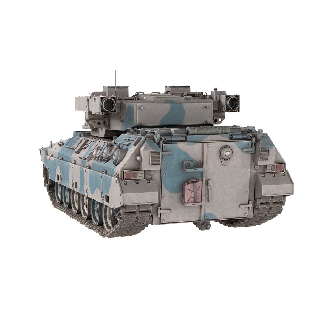 Japanese Type 89 IFV Tank 3D Model – Low Poly PBR Game Asset, FBX - View 9