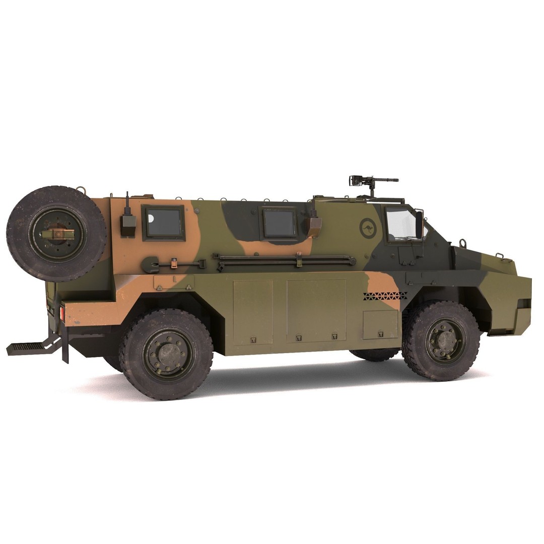Bushmaster Protected Mobility Vehicle 3D Model – Rigged PBR Asset, FBX - View 5