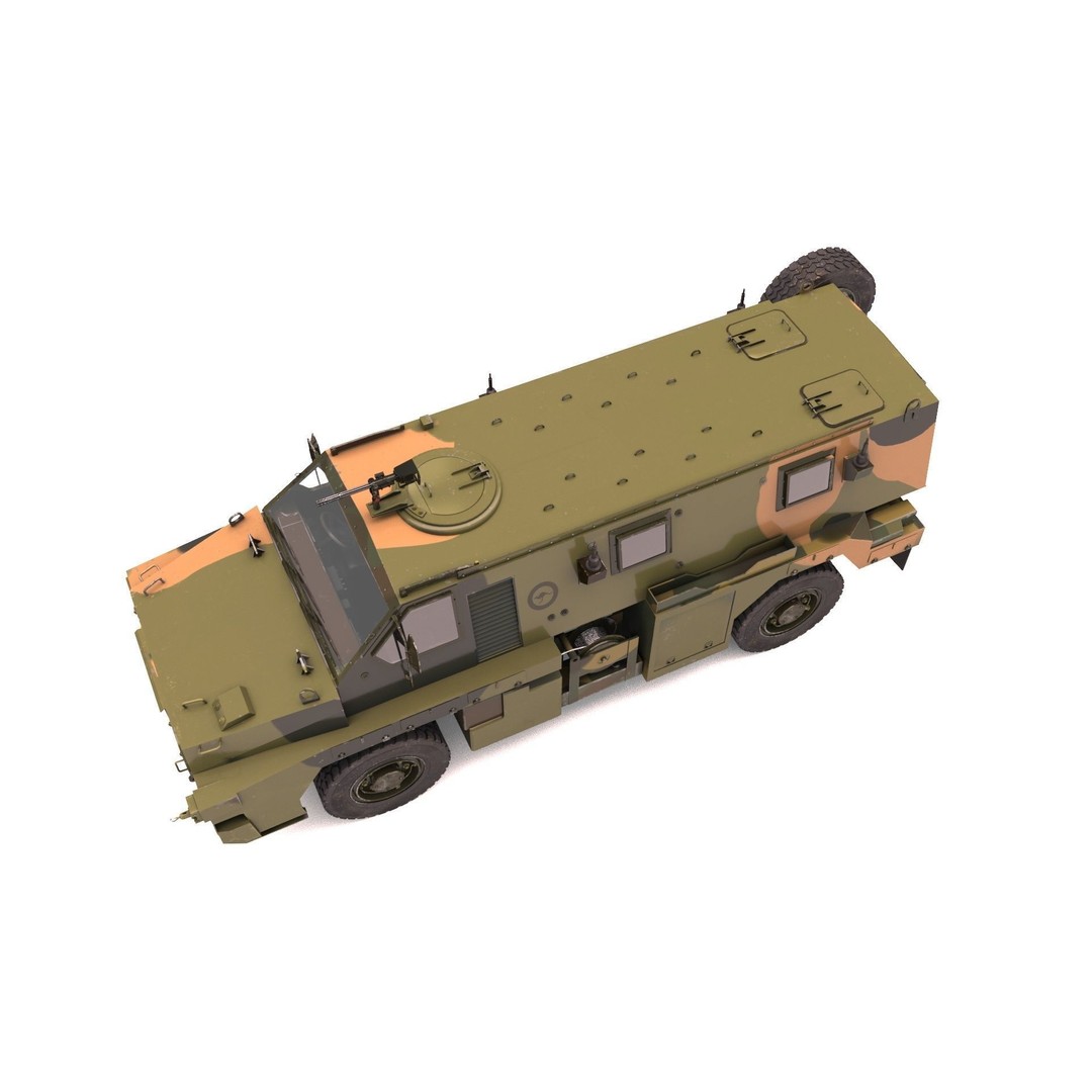 Bushmaster Protected Mobility Vehicle 3D Model – Rigged PBR Asset, FBX - View 8