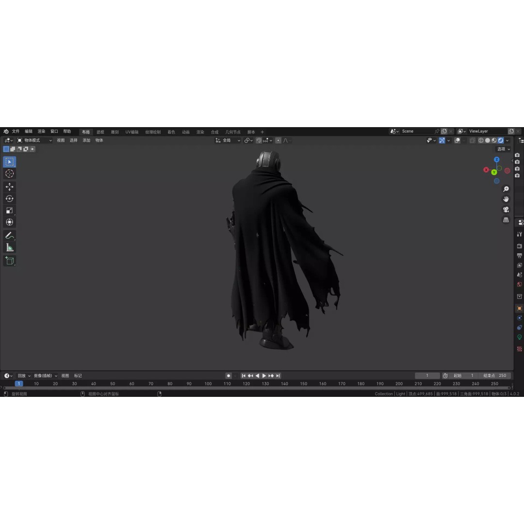 Doomsday Warrior 3D Model – High Poly Rigged Character, FBX - View 13