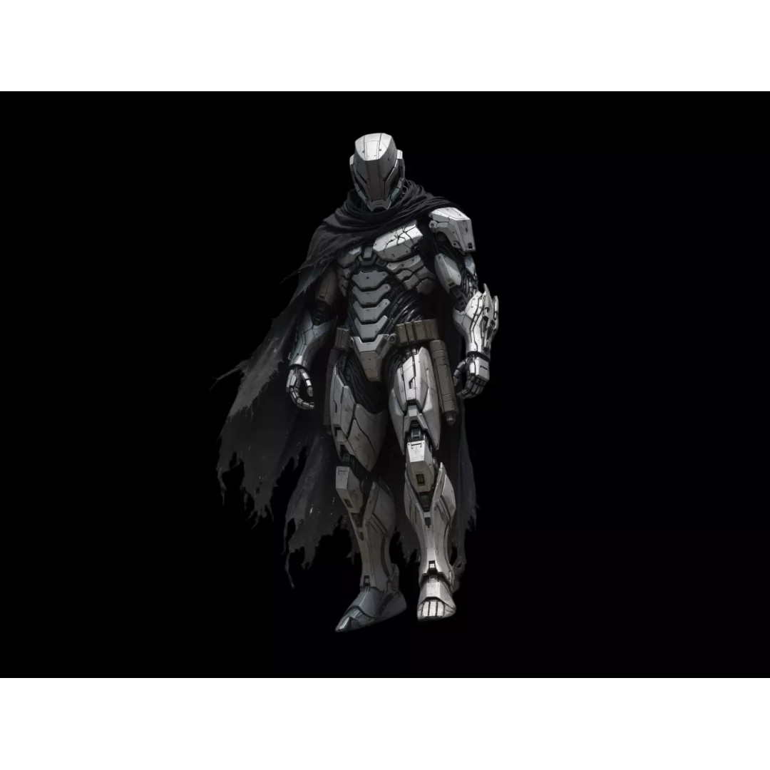 Doomsday Warrior 3D Model – High Poly Rigged Character, FBX - View 2