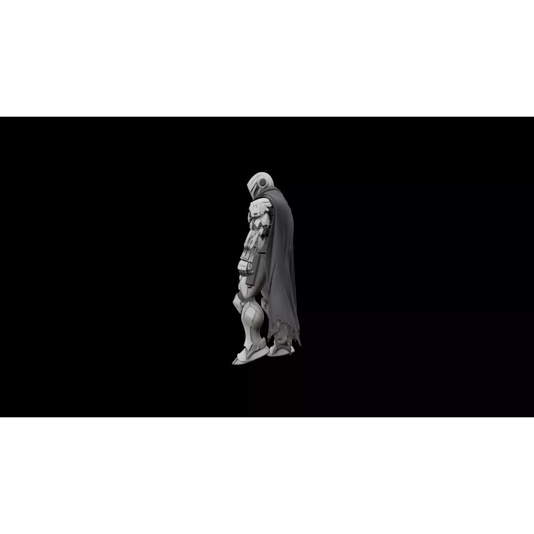 Doomsday Warrior 3D Model – High Poly Rigged Character, FBX - View 9