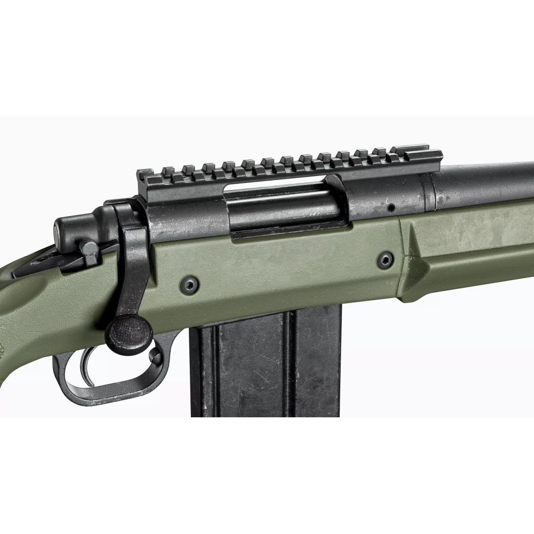 Remington 700 Tactical Sniper Rifle 3D Model – Low Poly Game Asset, FBX - View 17