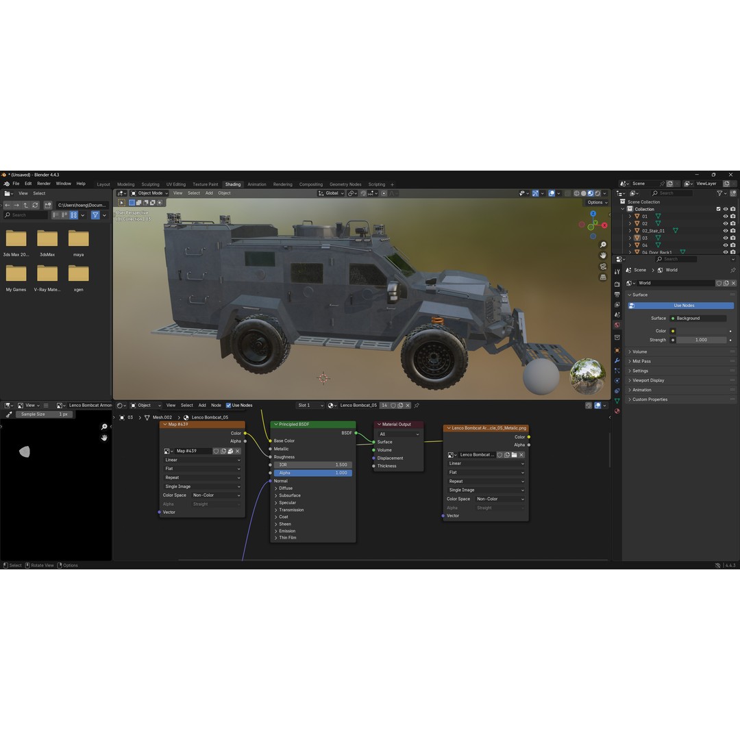 Lenco Bombcat Armored Vehicle 3D Model – High Poly PBR Asset, FBX & OBJ - View 14