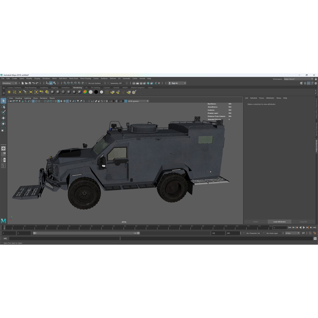 Lenco Bombcat Armored Vehicle 3D Model – High Poly PBR Asset, FBX & OBJ - View 15