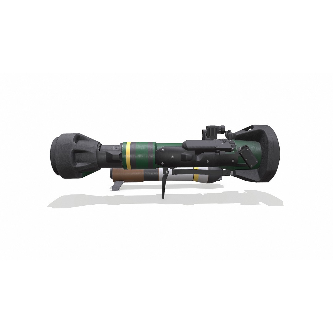 NLAW Anti-Tank Weapon 3D Model – Low Poly PBR Game Asset, FBX - View 10