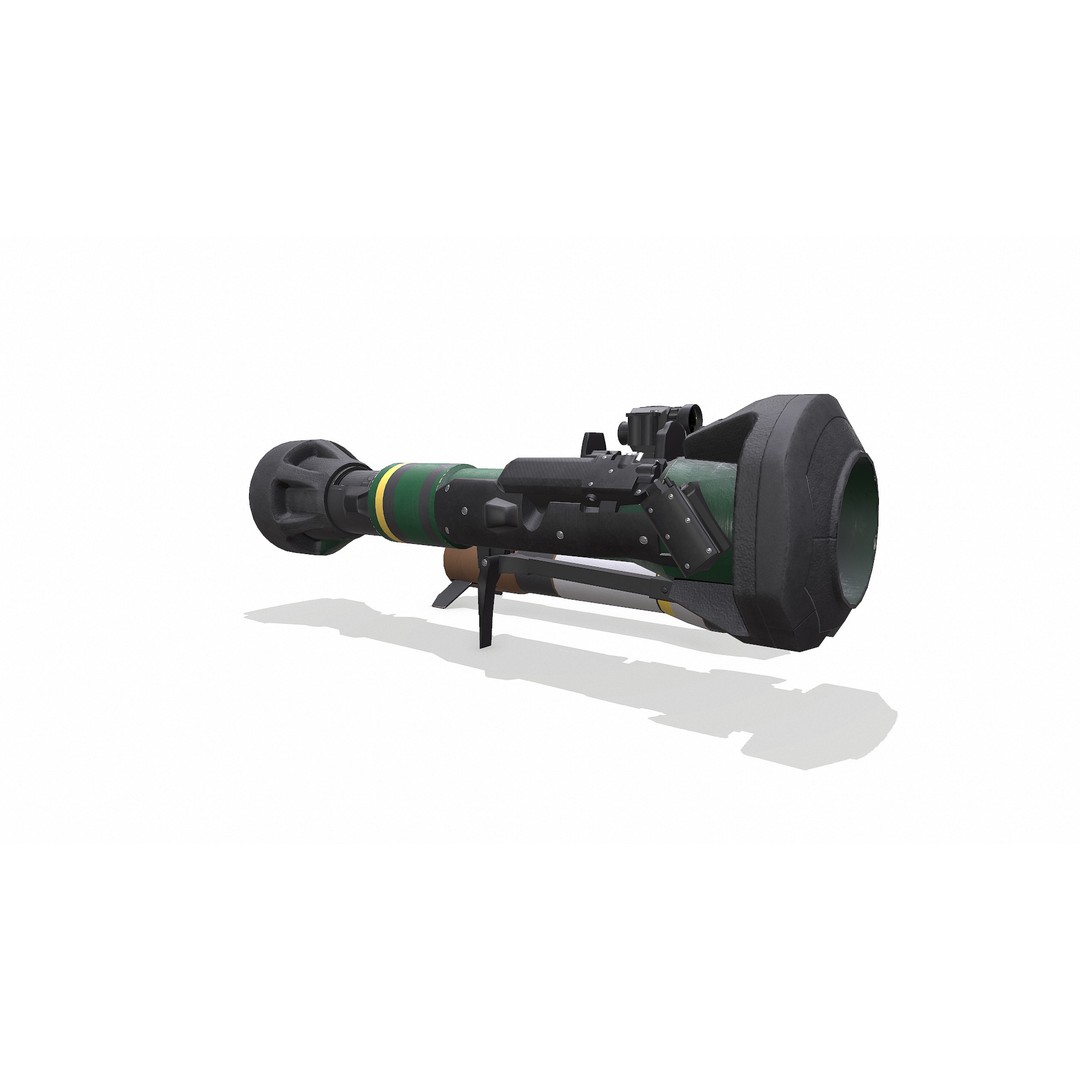 NLAW Anti-Tank Weapon 3D Model – Low Poly PBR Game Asset, FBX - View 12