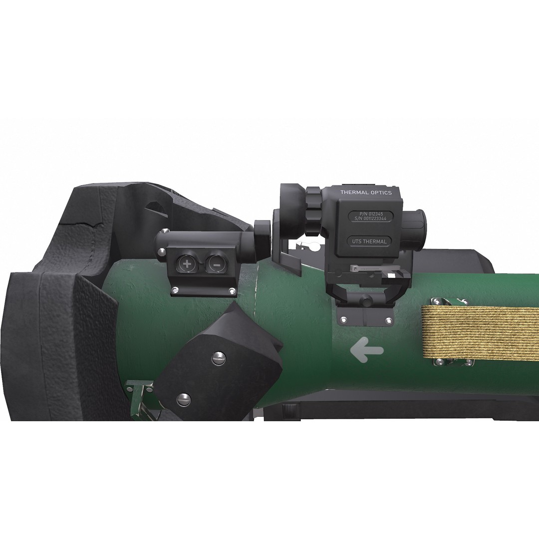NLAW Anti-Tank Weapon 3D Model – Low Poly PBR Game Asset, FBX - View 14