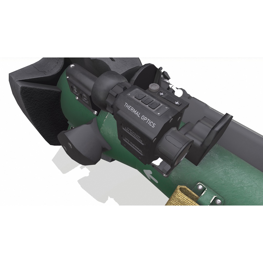 NLAW Anti-Tank Weapon 3D Model – Low Poly PBR Game Asset, FBX - View 15