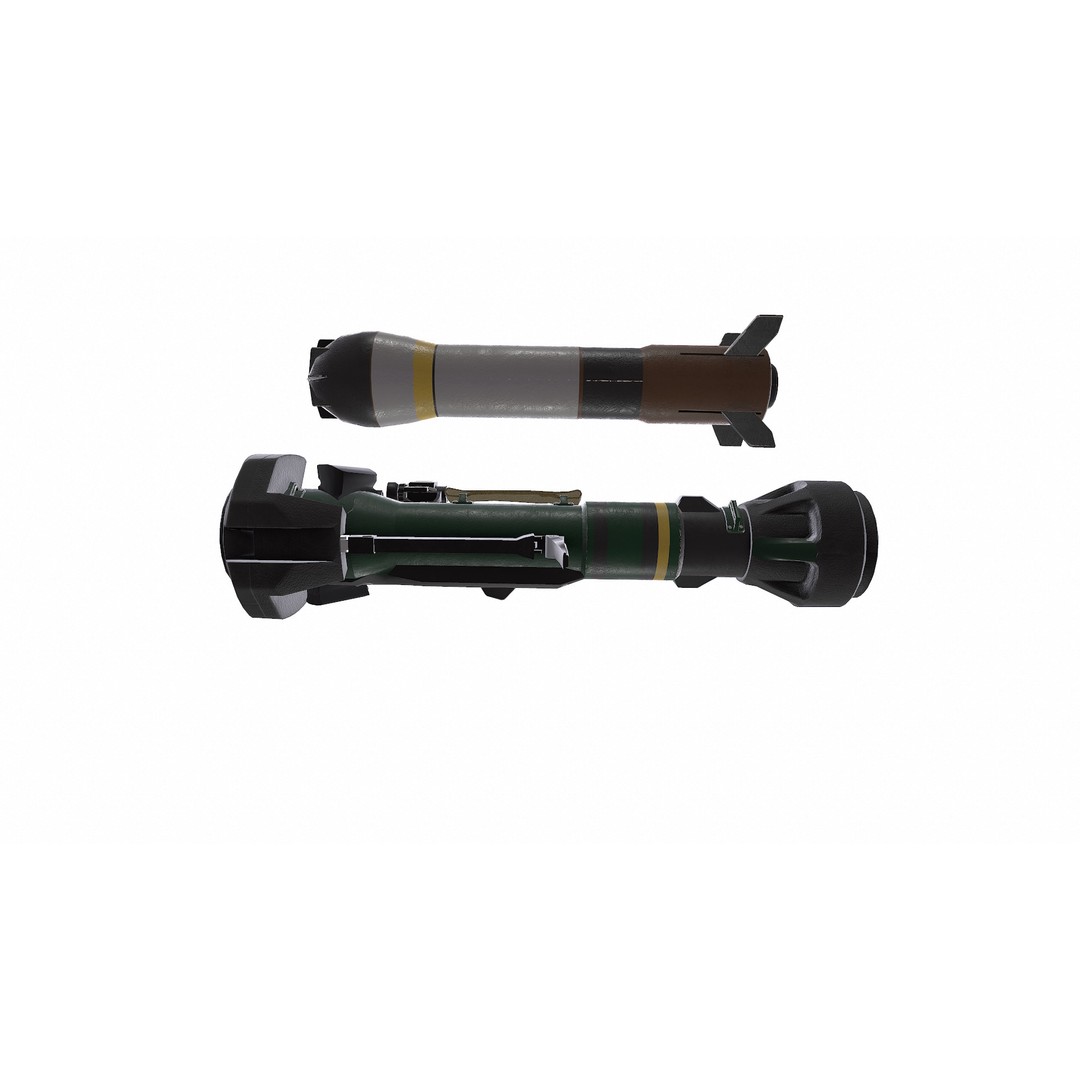 NLAW Anti-Tank Weapon 3D Model – Low Poly PBR Game Asset, FBX - View 18