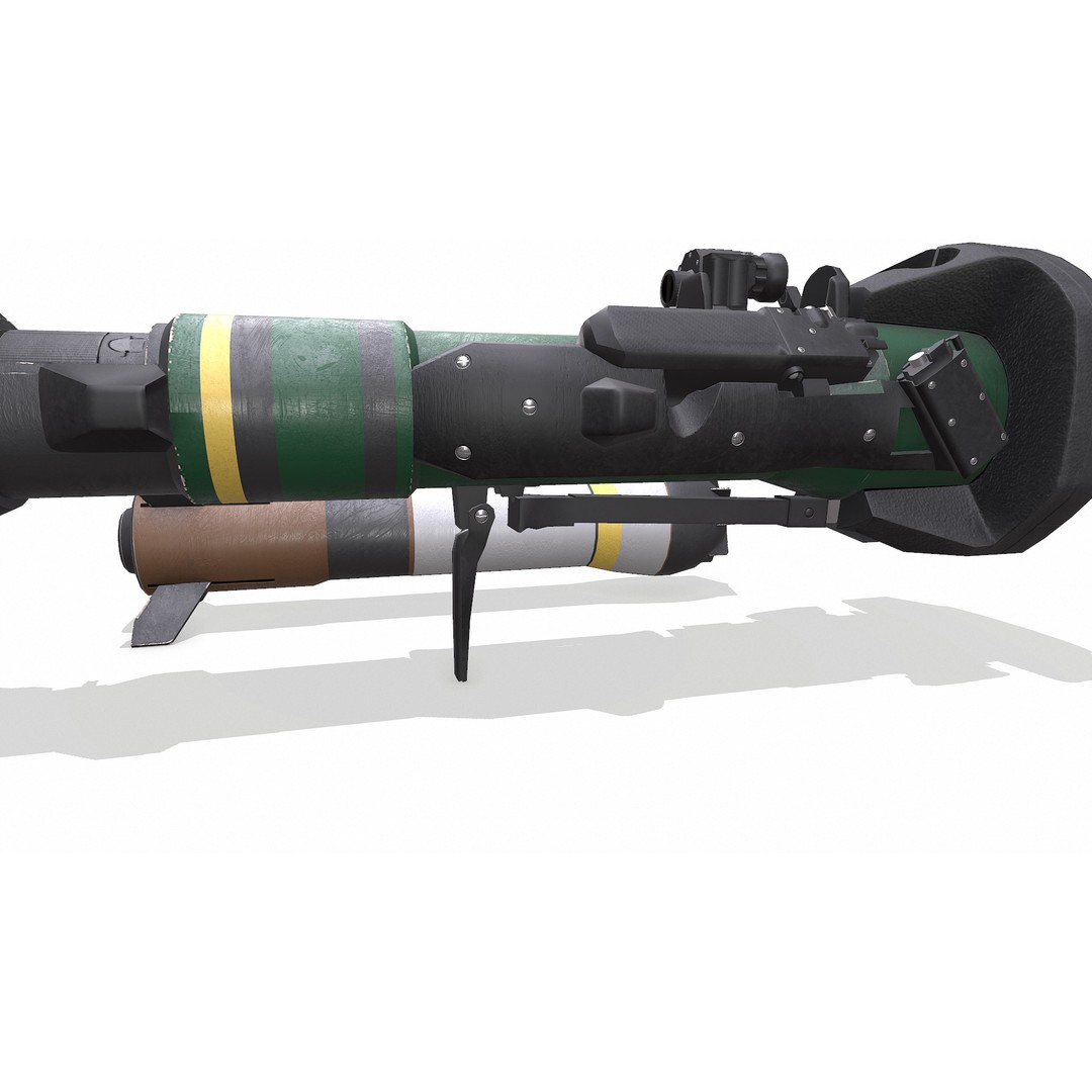 NLAW Anti-Tank Weapon 3D Model – Low Poly PBR Game Asset, FBX - View 19