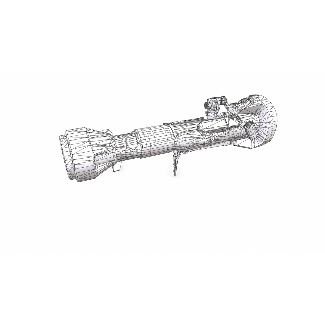 NLAW Anti-Tank Weapon 3D Model – Low Poly PBR Game Asset, FBX - View 22