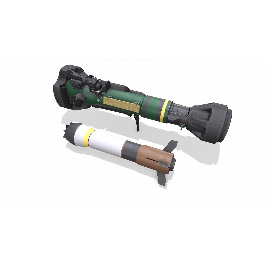 NLAW Anti-Tank Weapon 3D Model – Low Poly PBR Game Asset, FBX - View 5