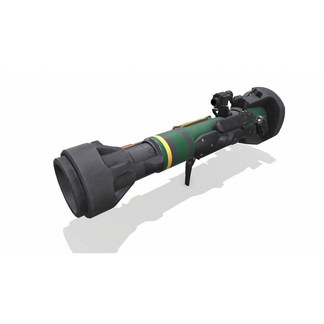 NLAW Anti-Tank Weapon 3D Model – Low Poly PBR Game Asset, FBX - View 8