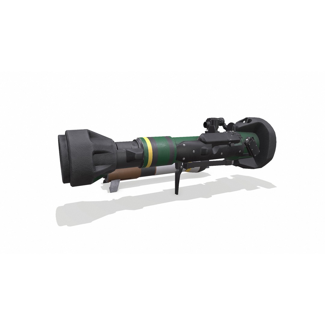 NLAW Anti-Tank Weapon 3D Model – Low Poly PBR Game Asset, FBX - View 9