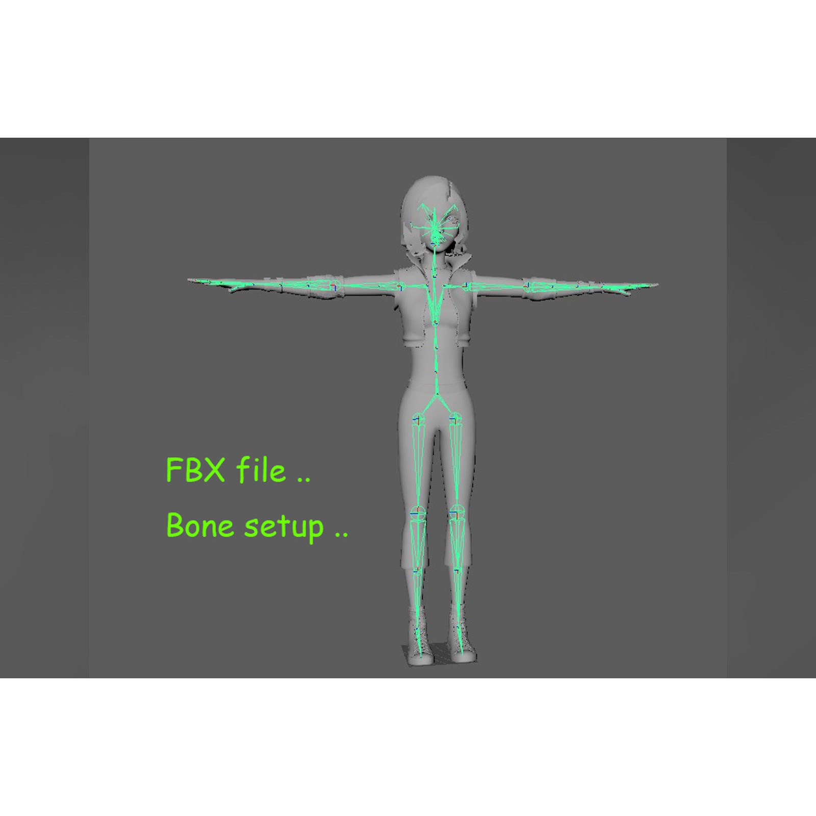 Violet Rig 2 Outfit - Low-Poly Game-Ready 3D Model