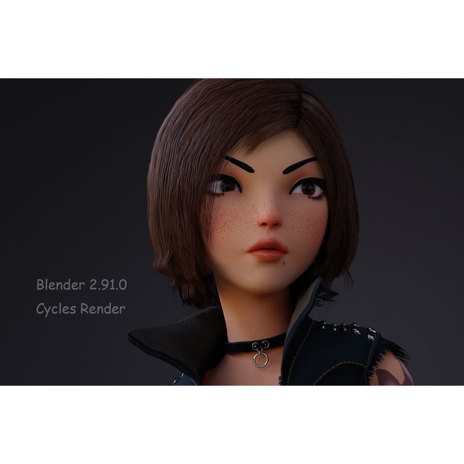 Violet Rig 2 Outfit - Low-Poly Game-Ready 3D Model - View 13