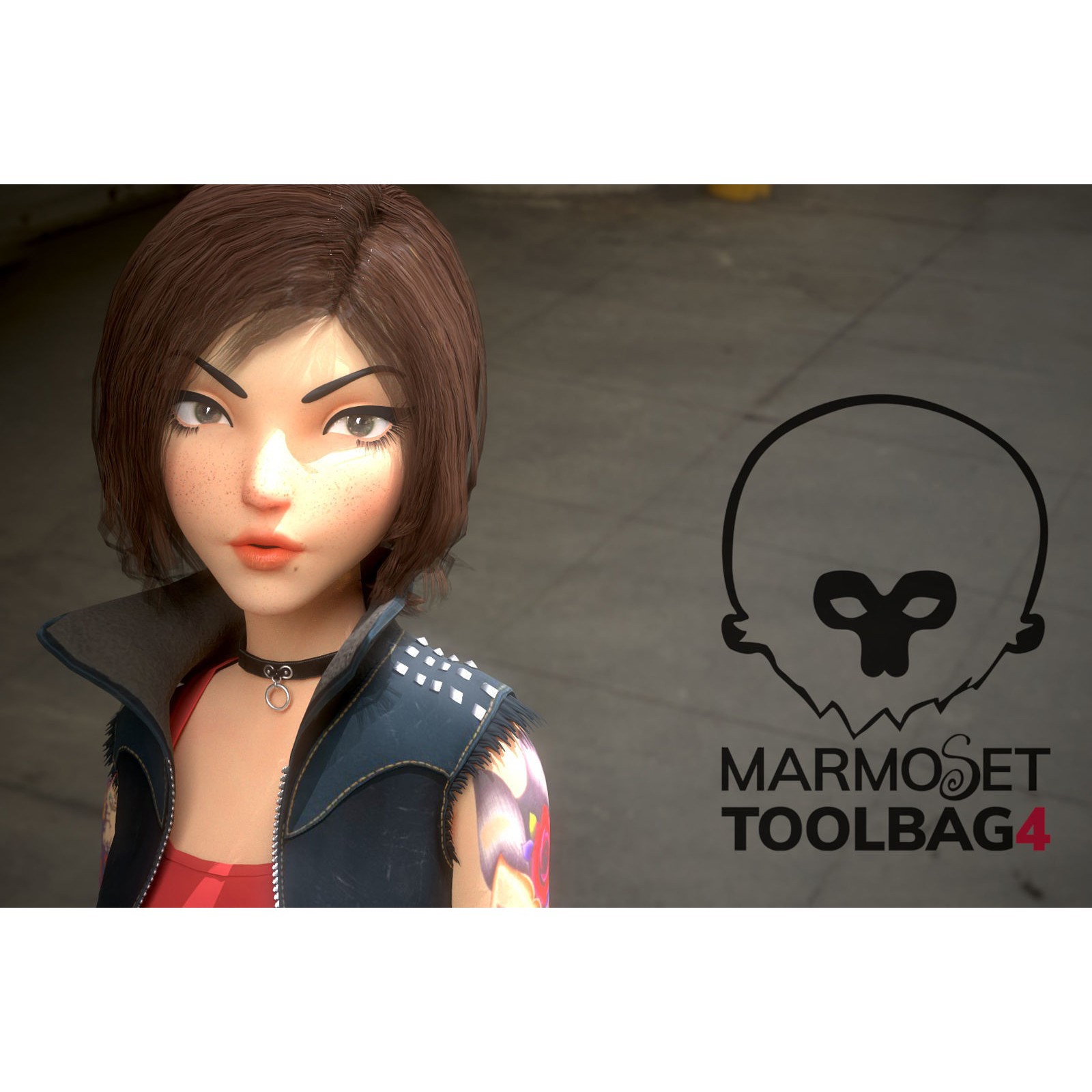 Violet Rig 2 Outfit - Low-Poly Game-Ready 3D Model - View 17