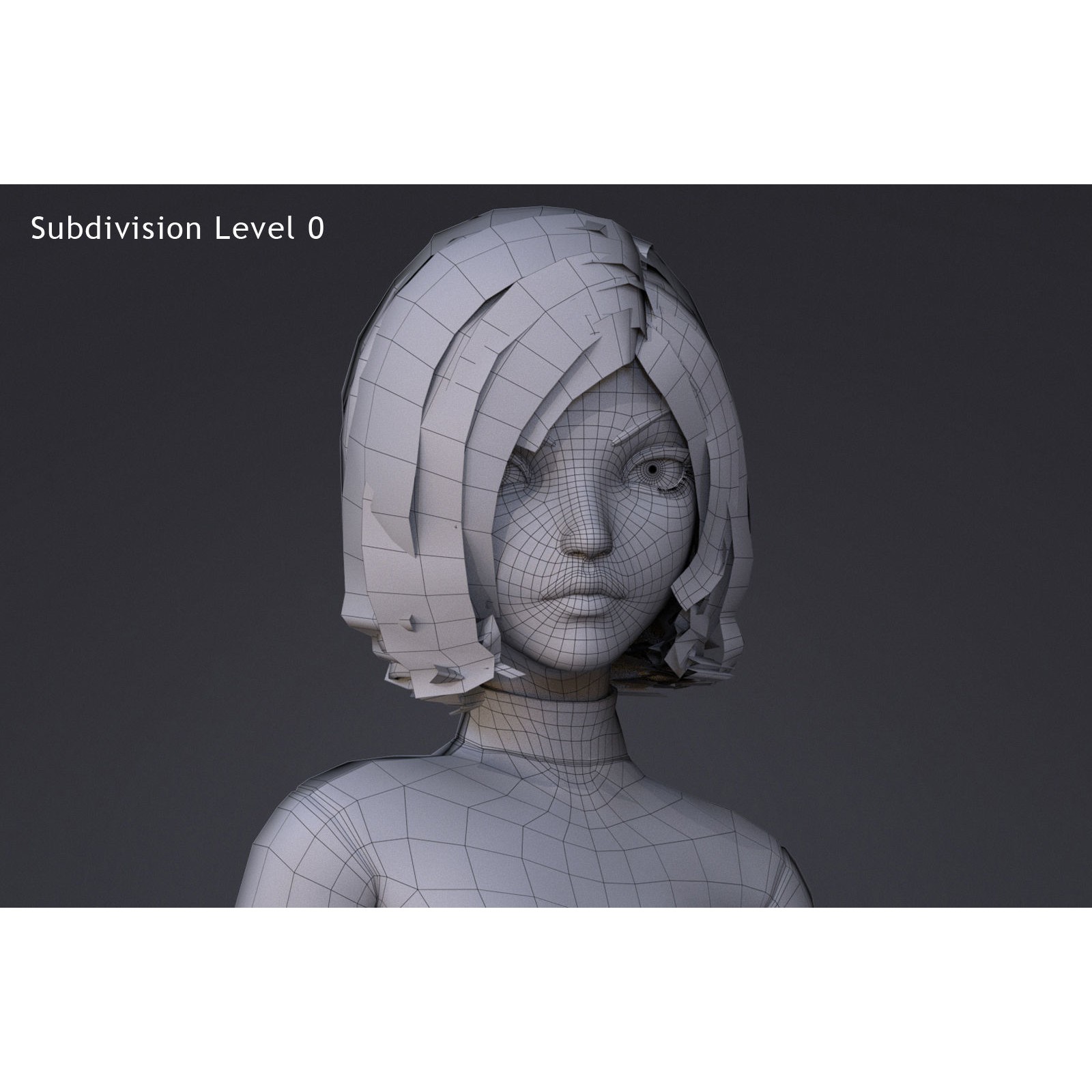 Violet Rig 2 Outfit - Low-Poly Game-Ready 3D Model - View 23