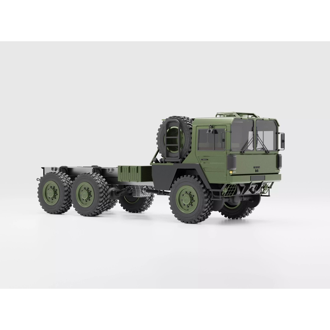 MAN KAT1 6x6 Military Truck 3D Model – Game Ready FBX, OBJ, PBR - View 2