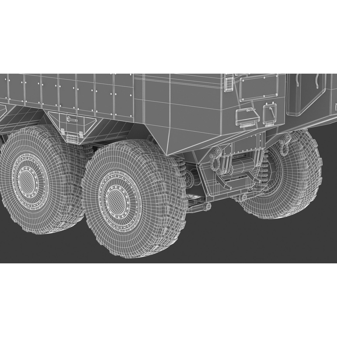 Eitan 8x8 APC Armoured Fighting Vehicle 3D Model – High Poly Game Asset, FBX, OBJ - View 38