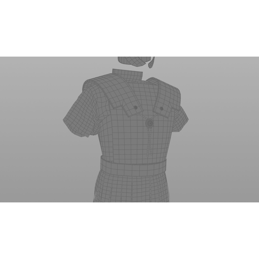 Macedonian Pezhetarios 3D Model – Low-Poly Greek Armor, FBX/OBJ - View 27