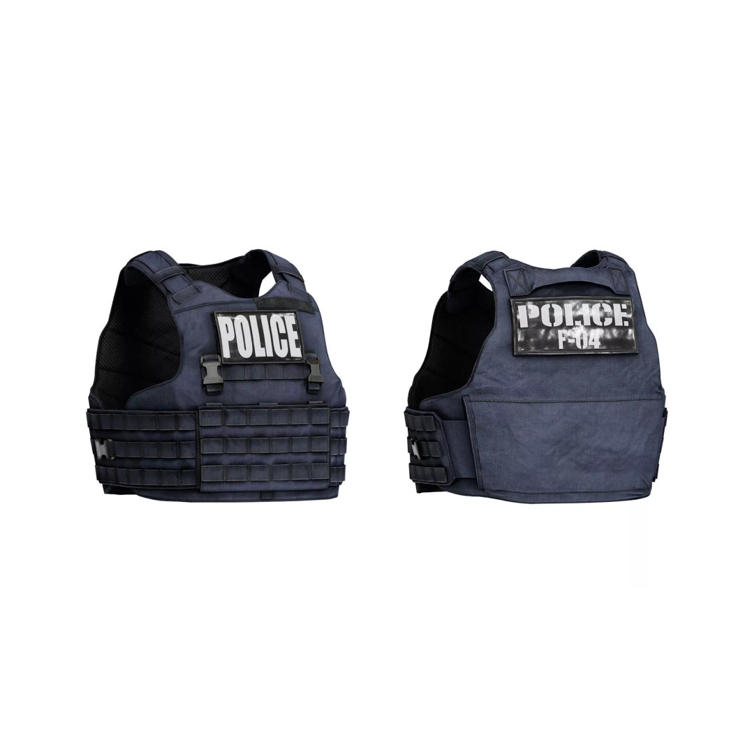 TYR Tactical EPIC CAN V1 Plate Carrier 3D Model – Low Poly Game-Ready Asset, FBX, OBJ - View 6