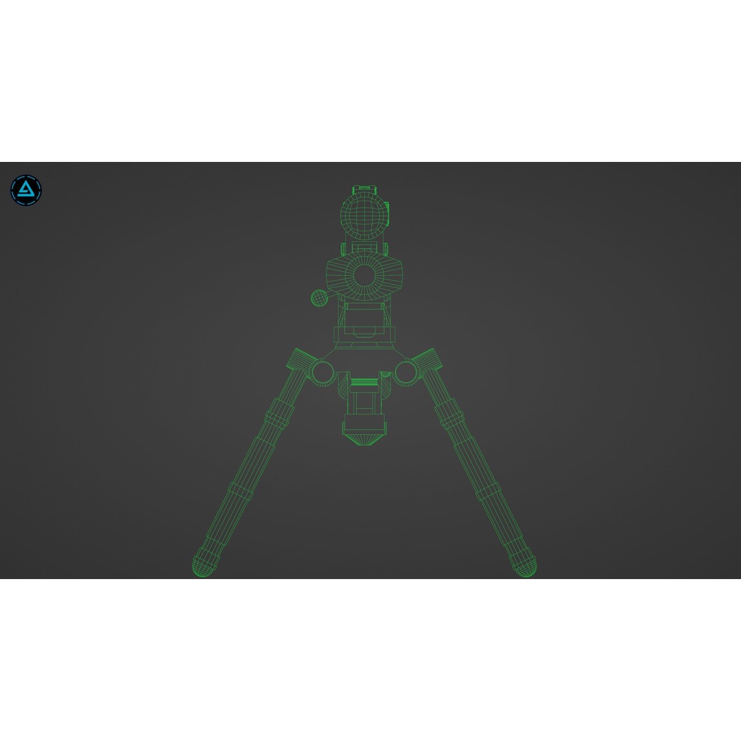 FATAL X59 Sniper 3D Model – Low Poly Rigged Weapon, FBX