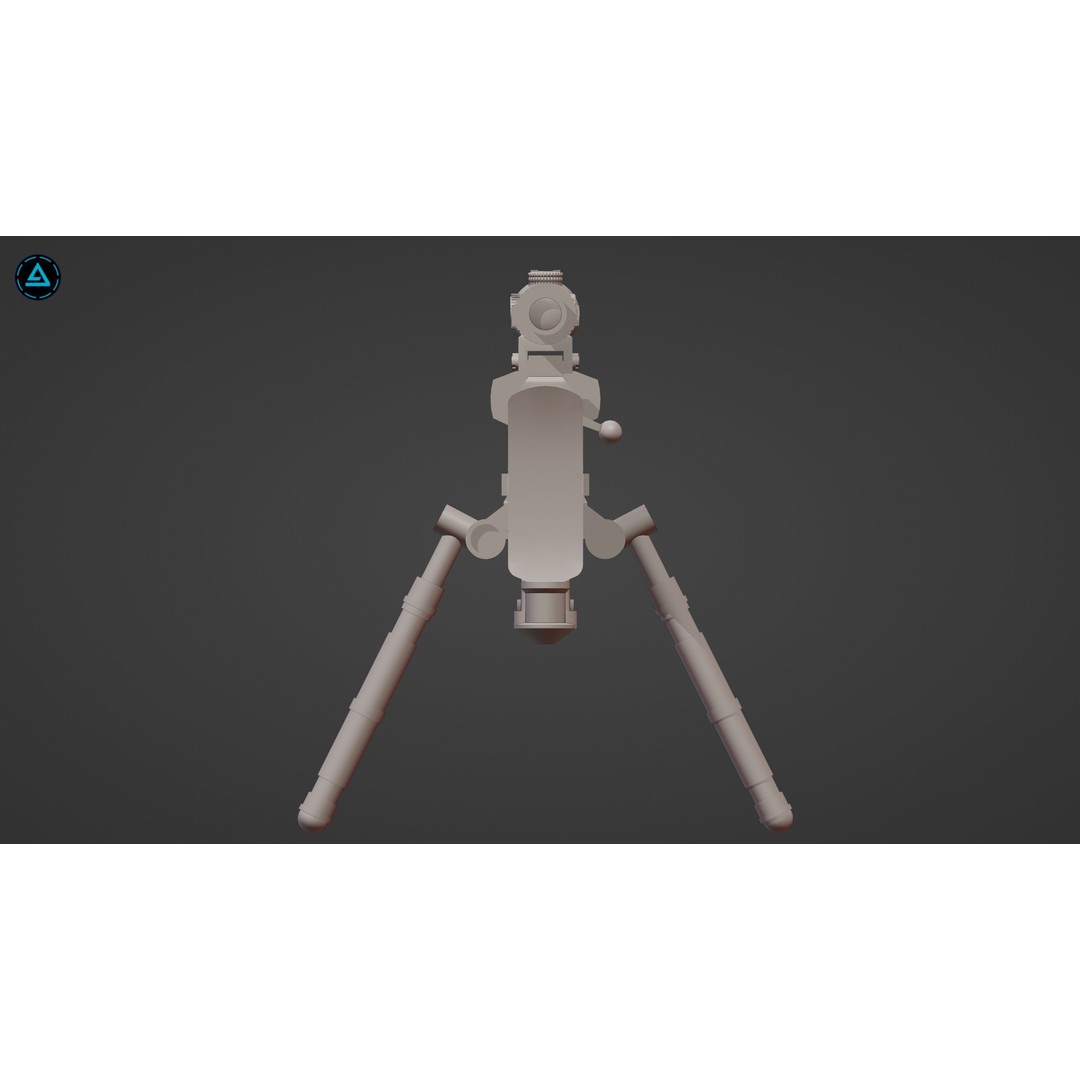 FATAL X59 Sniper 3D Model – Low Poly Rigged Weapon, FBX - View 13
